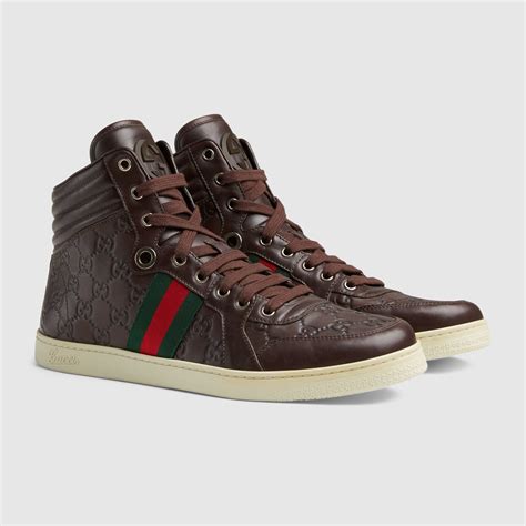 gucci mens high top|gucci high top sneakers men's.